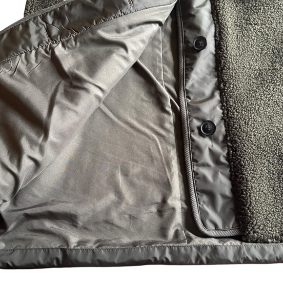 LOFT Quilted Sherpa Funnel Neck Jacket | Cozy Chic Neutral | MP - Picture 13 of 13